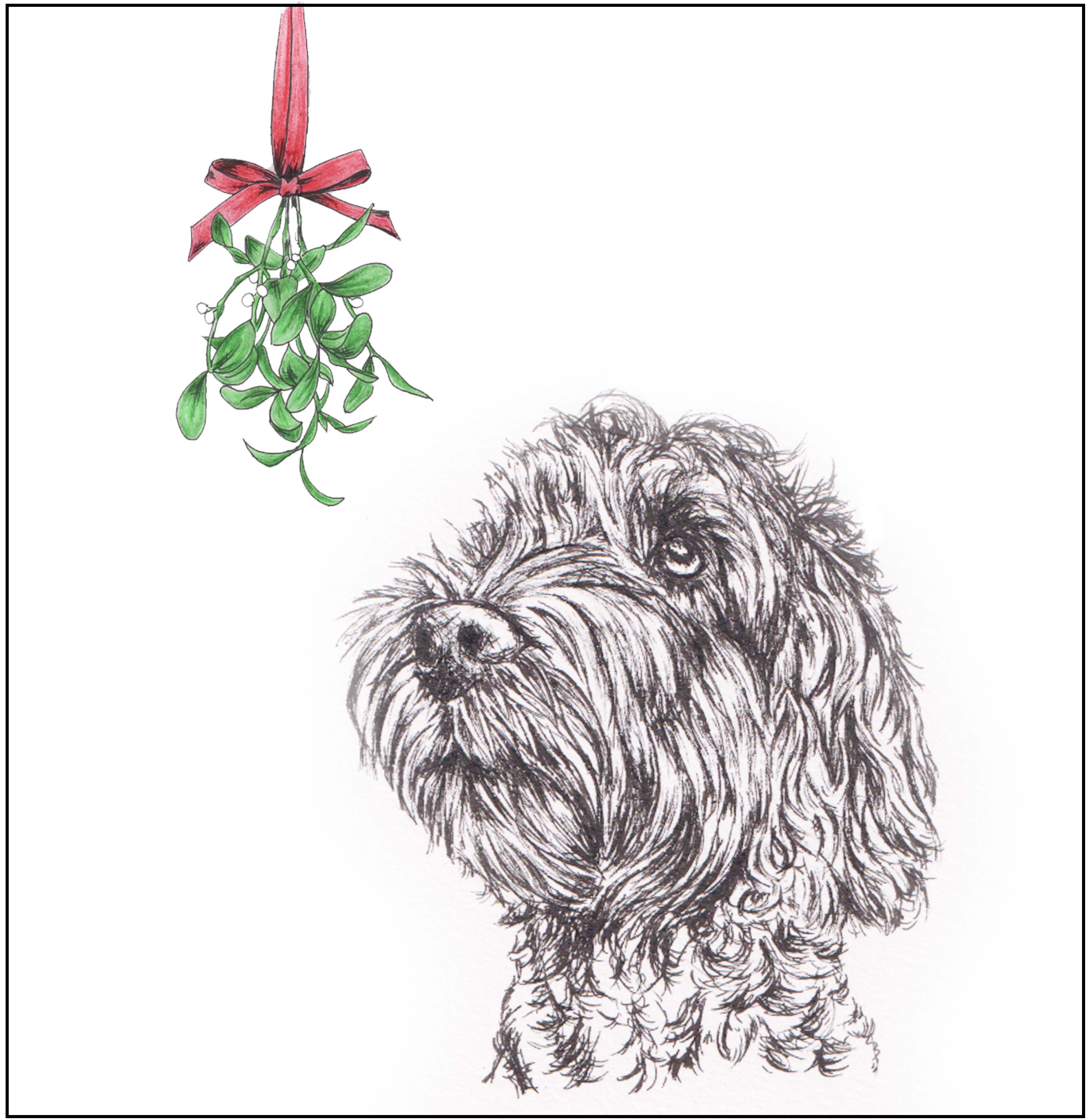 cockapoo christmas cards